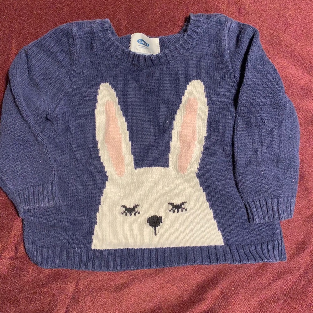 Adorable Bunny Sweater (with tail on back)